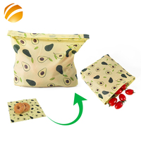 Wraps de cire d'abeille couverture alimentaire stockage des aliments enveloppes de sandwich à la cire d'abeille réutilisables