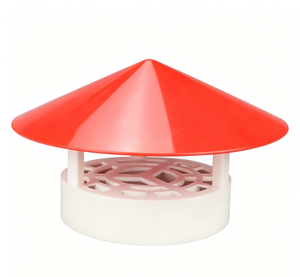Capot de ventilation en PVC pour tuyau extérieur, cache-pluie, capot d'évacuation pour tuyau de ventilation de cuisine - Product Image 1