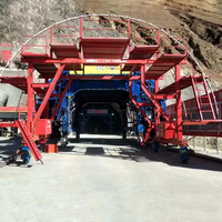 Chariot de pulvérisation innovant et économique pour tunnels avec système de contrôle hydraulique, garantie 1 an et service d'entretien