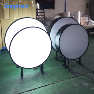 Caja de luz de proyección iluminada LED con forma personalizada, marco de aluminio, Material acrílico, letrero de tienda, Logo, letra, caja de luz colgante - Product Image 1