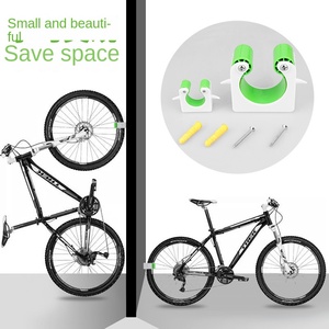 Fibbia per portabiciclette con fibbia per montaggio a parete portatile espositore per ciclismo Mountain Road Bike Indoor Vertical Bike Storage - Product Image 4