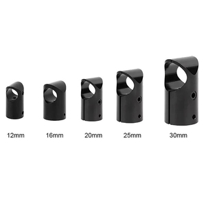 Aluminum Alloy Three-Way Tripod Tube <b>Clamp</b> <b>Right</b> <b>Angle</b> Adapter Connector for Carbon Fiber Tube 16/20/30mm - Product Image 4