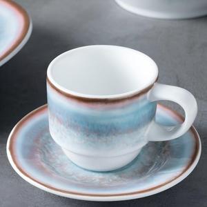 Juego de <span class=keywords><strong>Vajilla</strong></span> Moderna PITO de Gres Fino, Juego de Platos de Porcelana con Acabado Azul, <span class=keywords><strong>Vajilla</strong></span> Ecológica de Cerámica para Servir - Product Image 6