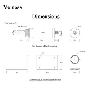 Измеритель точки росы DM60-RS485, IP65, передатчик точки росы, диапазон 60~+20 ℃ td RS485 DC18~28V/30mA - Product Image 4