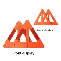Triangle d'avertissement de voiture réfléchissant pliable de trousse à outils d'urgence d'approvisionnement direct d'usine pour la sécurité du coffre de véhicule