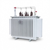 Transformateur de puissance triphasé S11 immergé dans l'huile, conception à trois enroulements, entrée 11 kV, sortie 400 V