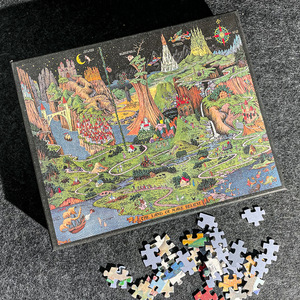 Puzzle de 1000 pièces pour adultes, vente en gros, puzzles écologiques irréguliers avec boîte - Product Image 2