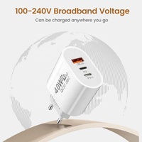 Pengisi daya Cepat 40W Adapter pengisi daya untuk iPhone Charger untuk Apple adaptor Usb Cargadores Para Celular Carregador