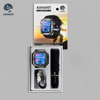 P68 Wasserdichte Smartwatch 1,26 Zoll Rundes Display BT-Anruf 123 Sportmodi Herzfrequenzmessung Taschenlampe KI-Sprachsteuerung Smartwatch C41 Pro