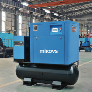 Mikovs Factory <strong>Low</strong> Noise 7.5KW 10HP Lubricated Screw Air <strong>Compressor</strong> with Engine Direct Mute Industrial Rotary for Laser Cutting - Product Image 1