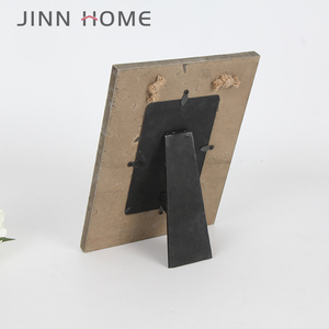 Mộc Mạc Màu Xanh Gỗ Bảng Khung Ảnh Tùy Chỉnh Hình Chữ Nhật 4-Màu In Thư Giãn Bãi Biển Cảnh Với Sợi Dây Thừng Cho Trang Trí Nội Thất - Product Image 3