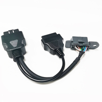 Extension de séparateur OBD2 OBD II Durable Y J1962 câble mâle à double prise femelle de remplacement pour le Diagnostic de voiture Volvo Land Rover