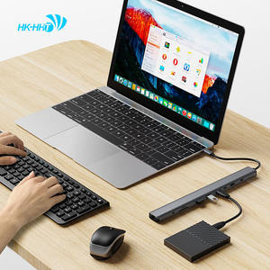 10 in1 Hub 3.0 <span class=keywords><strong>Docking</strong></span> <span class=keywords><strong>station</strong></span> Adapter Multi-Interface Extender Notebook Base Klapp ständer 10-in-1 Typ C Erweiterungs dock - Product Image 3