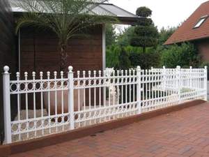 Grille de portail de maison principale en fer forgé galvanisé de qualité supérieure, design de clôture à pointes - Product Image 6