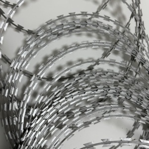 Bobina de Alambre Galvanizado de Alta Resistencia BTO-20, Barrera de Seguridad de 450 mm de Diámetro para Control Perimetral de Alto Riesgo - Product Image 4