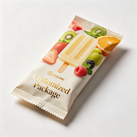 Sacs en plastique laminé imprimés pour crème glacée, qualité alimentaire, thermoscellables, emballage pour bâtonnets glacés, logo et taille personnalisés pour snacks surgelés
