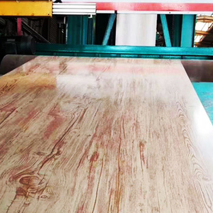 เหล็กม้วนเคลือบสีลายไม้ PPGI PPGL หนา 0.2-0.7 มม. เคลือบ PE HDP PVDF  ลวดลายตามสั่งสำหรับงานผนังและหลังคา - Product Image 6