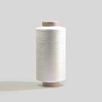 Fil de polyester DTY blanc brut teint, spécifications complètes 75D~600D 36F~192F