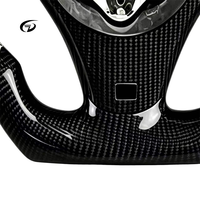 Volant personnalisé en fibre de carbone et cuir pour BMW E82 E87 E90 E92 E93, amélioration de l'intérieur pour les voitures de la série E