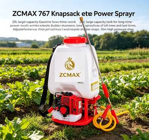เครื่องพ่นยาแบบสะพายหลัง ZCMAX 76720L ใช้เครื่องยนต์เบนซิน 2 จังหวะ แรงดันสูง สำหรับการเกษตร สวนผลไม้ กำจัดศัตรูพืช และฆ่าเชื้อโรค - Product Image 2