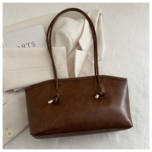 Bolso de mujer de gran capacidad estilo retro de alta gama, estilo otoño/invierno 2026, bolso de hombro, bolso de mano, bolso tote. - Product Image 3