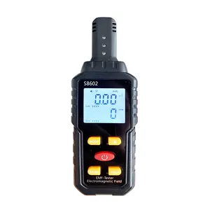 S8602 3-in-1 EMF Meter Automatic Alarm Real-time Measure Radiation Electromagnetic Field Paranormal Detect Radiation Dosimeter