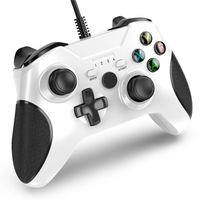 Accesorio para Videojuegos, Controlador de Juegos con Cable USB y Vibración de Doble Motor para PC Portátil XB1 Win, Compatible con Xbox One 1 Xbox1 Xboxone