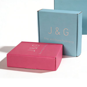 Caja de Embalaje de Cartón para Ropa con Logotipo Personalizado Impreso en Pantalla Grande, Cajas de Regalo para Envío por Correo - Product Image 1