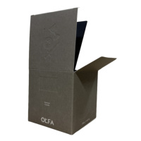 Custom Texture Paper Luxury Biodegradable Recycled Packaging Personalized Gift Embossing Foil for Candle Gift Boxes