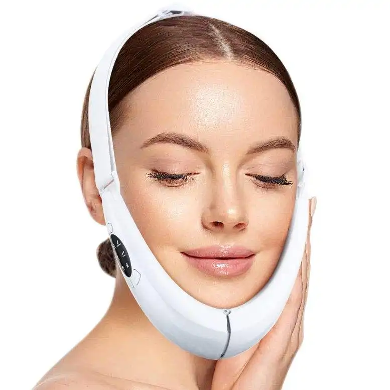 V-face Shaping Cinto Facial E Emagrecimento Vibração V Forma Levou Elétrica Face Levantamento Massager Machine