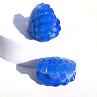 Jingfa Crystal Vente en gros de pierres naturelles de guérison, artisanat en pierres précieuses, petite coquille sculptée en quartz rose transparent de 3,5 cm