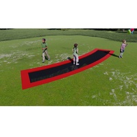 Gran trampolín subterráneo profesional Fitness ejercicio niños adultos en el suelo trampolín para patio trasero