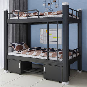 Cama Doble Tipo Bunk, de Metal, con Recubrimiento de Polvo Ecológico, para <span class=keywords><strong>Dormitorio</strong></span>, Hotel, Escuela o Apartamento - Product Image 2