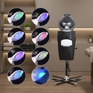 Appareil de soin capillaire à vapeur pour salon avec capot pour traitement en profondeur par chaleur 110V - Product Image 1