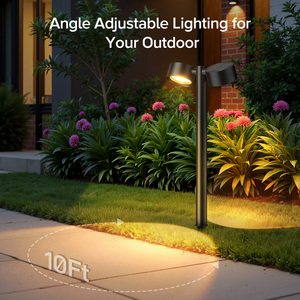 Nouvelles lampes solaires rotatives pour allées, design moderne, éclairage extérieur de <span class=keywords><strong>jardin</strong></span>, lampadaires de paysage lumineux pour la <span class=keywords><strong>décoration</strong></span> de hôtels, villas et jardins - Product Image 6