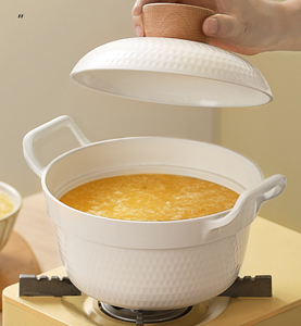 Couvercle spécial de cuisinière à gaz cuisinière à induction marmite domestique double oreille ramen marmite coréenne en aluminium marmite à nouilles instantanées - Product Image 4