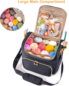 Caja de herramientas de costura <span class=keywords><strong>para</strong></span> el hogar, kit <span class=keywords><strong>para</strong></span> el hogar, dedal, suministros de costura, kit de almacenamiento, bolsa de almacenamiento de costura, Maleta de costura portátil - Product Image 2