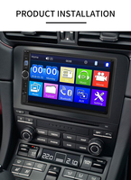 Radio Stereo mobil layar sentuh 7 ", Radio Audio pemutar MP3/MP5 12V Double Din