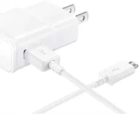 Pour Samsung S7/S7 Edge/S6/S6 Plus/A6/J7/J3/Note 5 4 chargeur mural adaptateur USB 15W charge rapide câble TYPE-C 7W puissance de sortie