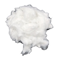 Material de relleno para edredones y almohadas, de fibra de poliéster reciclada, de baja fusión, 4Dx51mm, con rebote esponjoso, tipo fibra cortada de tela no tejida