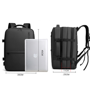 यात्रा बैकपैक बड़ी क्षमता का विस्तार करने वाला यूएसबी वाटरप्रूफ एंटी चोरी स्मार्ट बिजनेस लैपटॉप जिपर बंद - Product Image 6