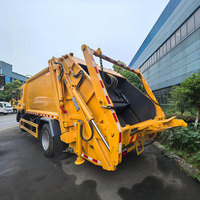 Camion Compacteur à Bras Articulé Dongfeng 4x2 19CBM, 16 Tonnes, Véhicule de Collecte des Déchets pour Parc Industriel, Vente Directe Usine
