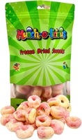 Dulces liofilizados impresos personalizados Caramelos de goma Mylar Bolsas Café Chocolate Galletas Snack Dulces liofilizados Bolsas con cremallera