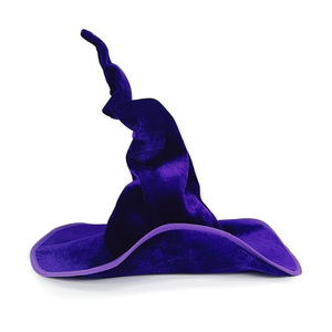 PARTYMENT Sombrero <span class=keywords><strong>de</strong></span> <span class=keywords><strong>Bruja</strong></span> <span class=keywords><strong>de</strong></span> Peluche para Halloween, Sombrero <span class=keywords><strong>de</strong></span> Mago - Product Image 6