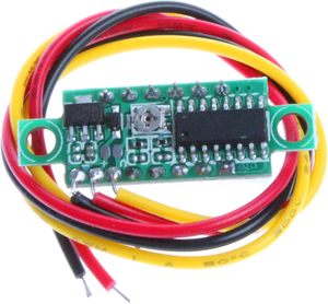 Top vente 0.28 pouces 100V voltmètre cc à trois fils rouge 3 bavoirs voltmètre rouge numérique 0.28 pouces affichage LED - Product Image 2