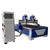 Machine de sculpture sur bois 3d double tête 1325 cnc routeur machine à bois à vendre