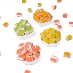 Caramelo gomoso cuadrado recubierto <span class=keywords><strong>de</strong></span> azúcar Halal caramelo gomoso dulce para niños - Product Image 4