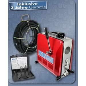 MACCHINA PROFESSIONALE PER LA PULIZIA DEI TUBI MAXI POWER 150 CON SPIRALE/SET DI ATTREZZI DA 22 MM Ø E TUBO DI PROTEZIONE PER SP - Product Image 2