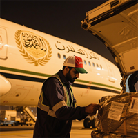 Fret aérien porte à porte Service transitaire Agent d'expédition Taux DDP de la Chine à l'Arabie saoudite Riyad Jeddah