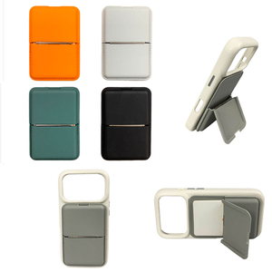 Tarjetero Magnético con Correa Elástica, Funda de Cuero PU de Lujo para Teléfono, Cartera Delgada para Tarjetas de Crédito, Soporte Plegable - Product Image 3
